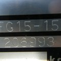 XE NÂNG XĂNG 1.5 TẤN KOMATSU FG15-15 206993