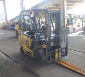 Xe nâng điện 2,5 tấn Komatsu FE25-1 – Nâng cao 3 m – Serial 305753