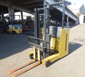 Xe nâng điện đứng lái 1.3 tấn Komatsu FB13RS-15 - 155949, nâng cao 3m