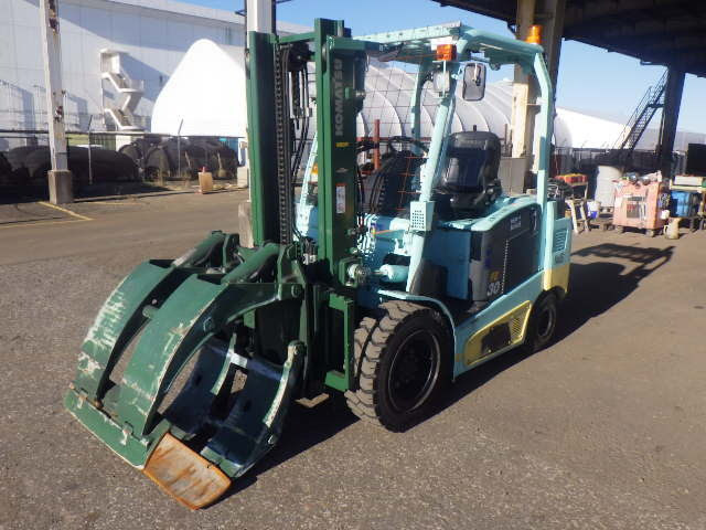 Xe nâng điện 3 tấn Komatsu FE30-1 kẹp giấy (kẹp tròn) – Serial 301003