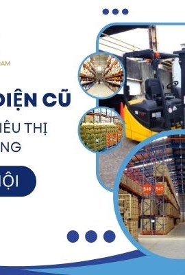XE NÂNG ĐIỆN CŨ CHO KHO SIÊU THỊ, KHO HÀNG TẠI HÀ NỘI