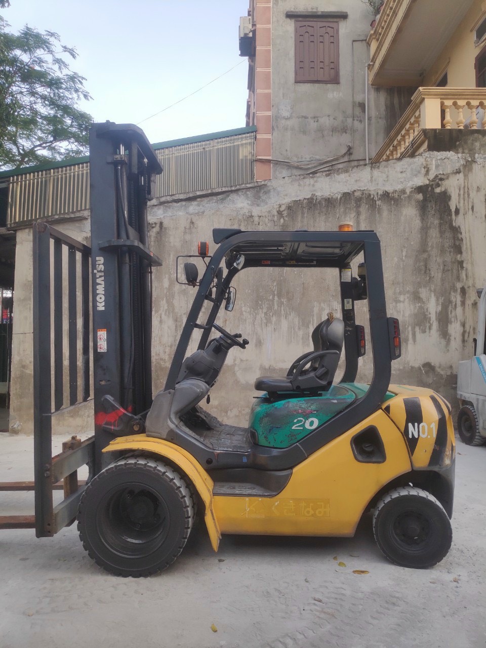 Xe nâng dầu Komatsu cũ đẹp nhập khẩu