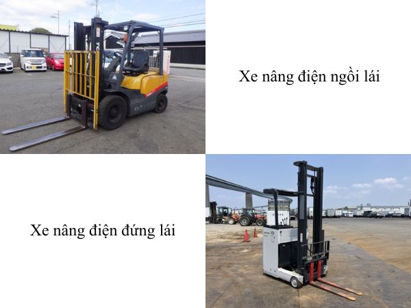 Xe nâng đứng lái và ngồi lái tại XE NÂNG BẮC TRUNG NAM